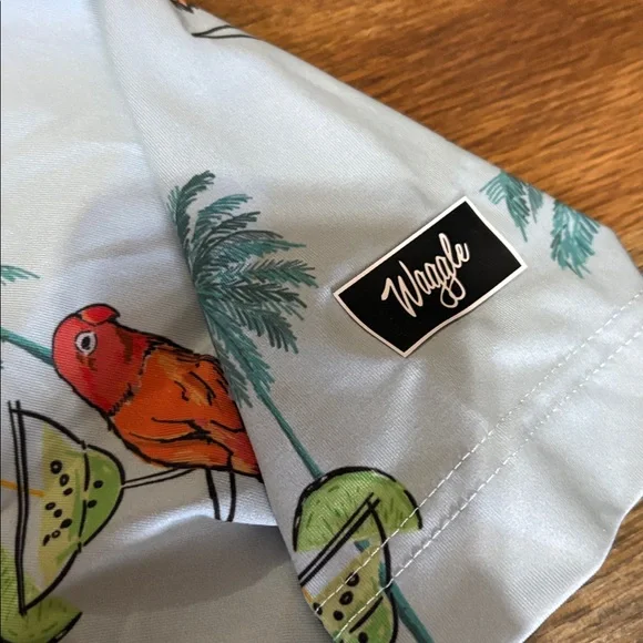 Waggle Tropical‎ Print Polo Shirt - Picture 3 of 3